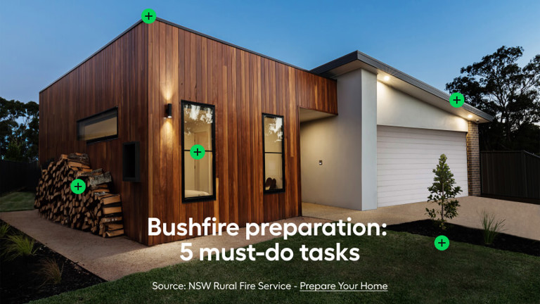 5 jobs to begin your bushfire preparation