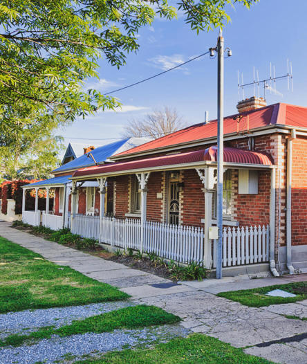 A grid of 4 different houses.